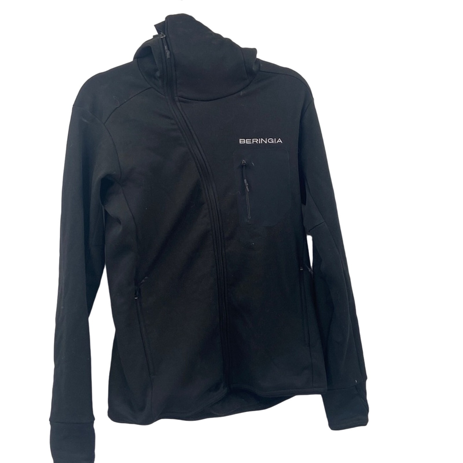 Beringia Sibir Black Womens Hoodie — image 2 of 7